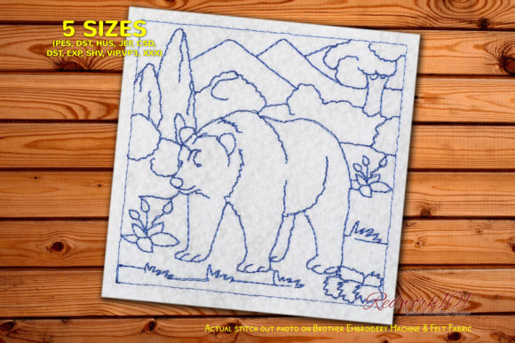 Bear Standing in Jungle Lineart Review