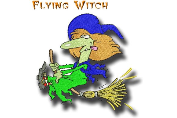 Flying Witch Embroidery Review for Small Business Merch
