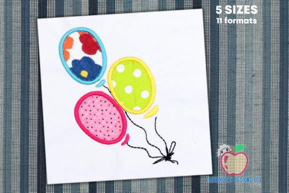 Review: 3 Balloon Trio Applique for Boutique Apparel