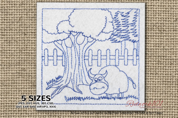 Review: A Silly Brown Yak in Jungle Embroidery