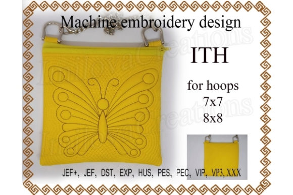 Review: Butterfly Zippered Bag ITH Design