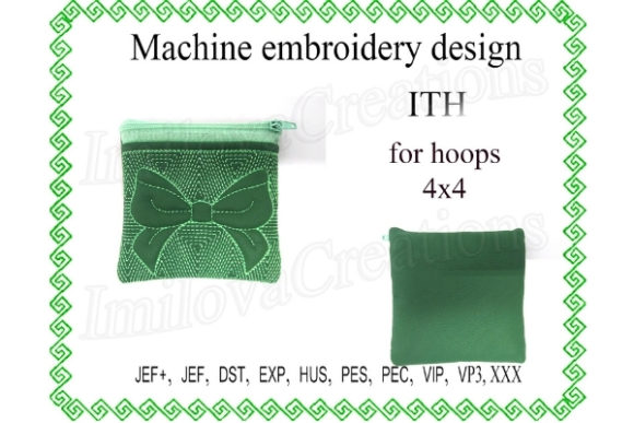 Review: Cosmetic Bag Zippered Bag Ribbon Design