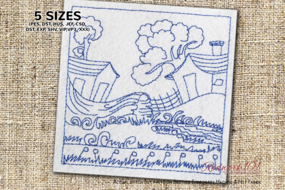 Reviewing Landscape Scene of Village for Etsy Shops