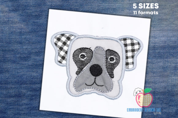 Reviewing the Dog Head Applique Design for Real Projects