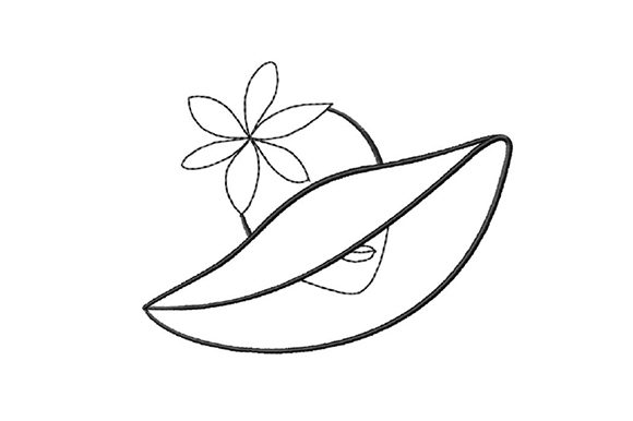 Reviewing Woman Head in Hat for Holiday Collections